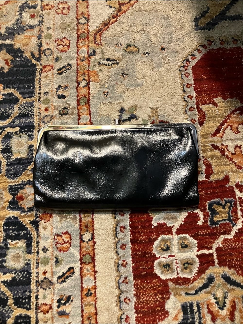 Hobo International Clutch Wallet Black Leather - Picture 2 of 11